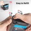 288 Count Portable Floss Dispenser Set, Floss Dispenser with Refillable Floss Pick Bamboo Charcoal Floss, Refillable,Easy Travel Oral Care By SelectShen view 3