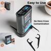 288 Count Portable Floss Dispenser Set, Floss Dispenser with Refillable Floss Pick Bamboo Charcoal Floss, Refillable,Easy Travel Oral Care By SelectShen view 4