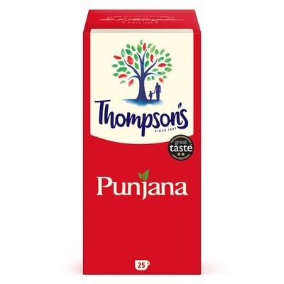 Thompson's - Punjana 4 x 25 String & Tag Teabags