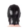 100% Latex Hood Adult Mask Rubber Hood Open for Mouth and Eyes and Nose Deadpool Mask,Black,M view 4
