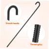 ZUNOXAZ Black Plastic Magician Crutch Stick Party Performance Prop Four-section Stage Crutch for Holiday and Costume Events view 3