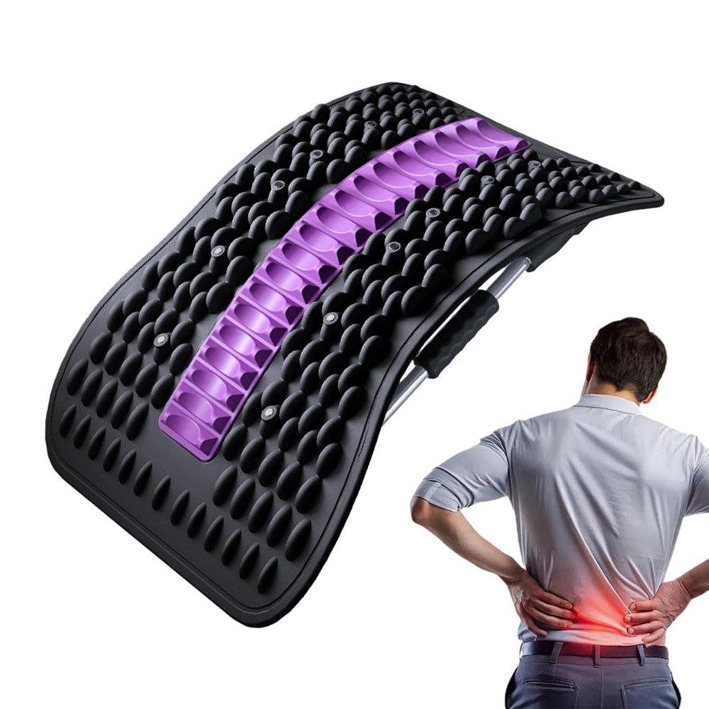 Waclipp Back Cracker | Lumbar Board,Spine Traction Device Massager, Yoga Accessories for Men Women Youth Girls Boys Friends Family