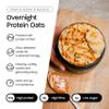 ELEAT | High Protein Overnight Oats | Low Sugar & High Fibre Breakfast | Gut-Friendly Cereal | Gluten Free & Vegan | 400g Resealable Pouch (Peanut Butter & Banana Flavour x4) view 2
