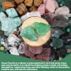 1.1 lb Bulk Raw Green Fluorite Stones Natural Rough Crystals for Decoration, Tumbling, Cabbing, Wire Wrapping & Crafts view 3