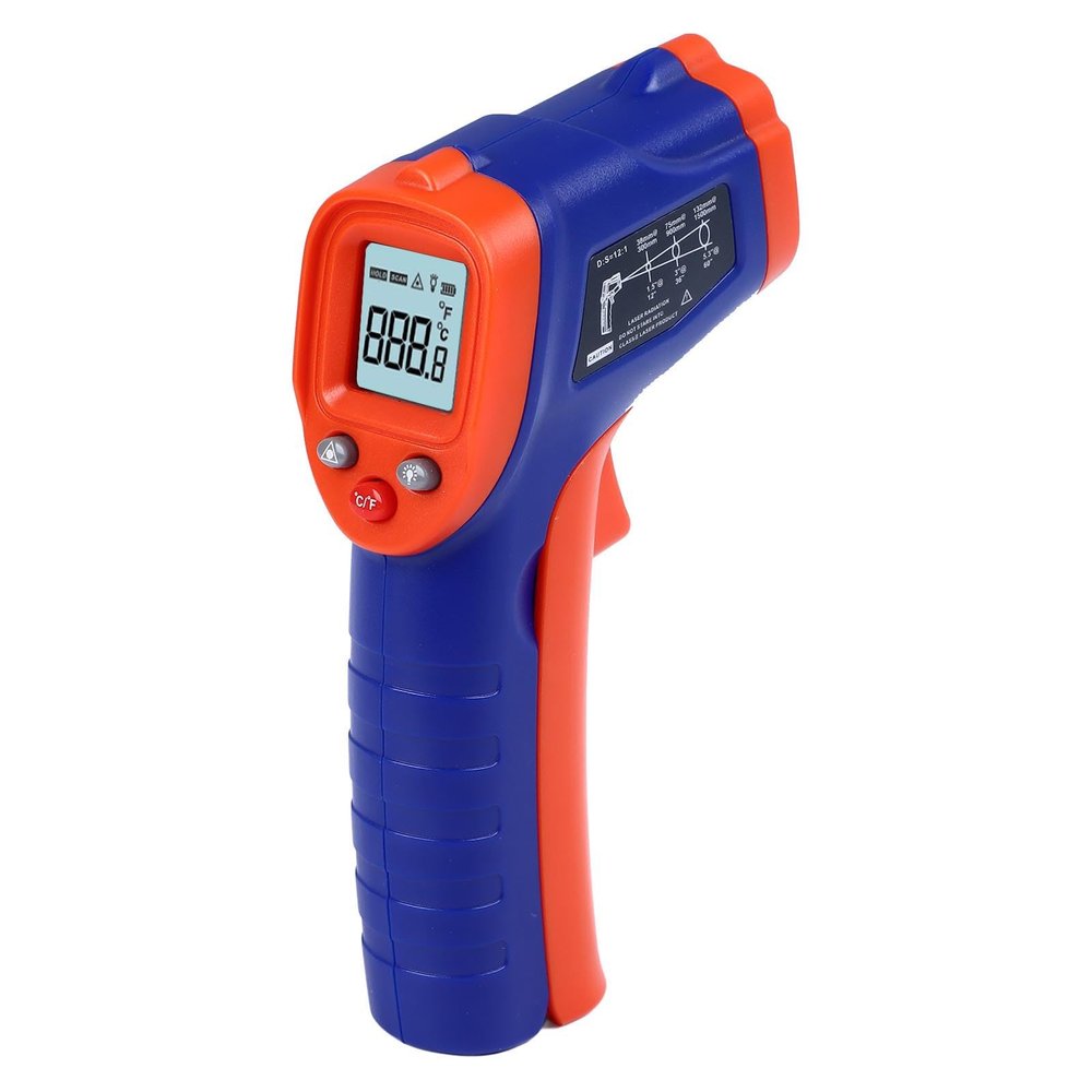 MasYosh Infrared Thermometer Quick Response Handheld Temperature Measuring Gun for Cooking Pizza Oven BBQ Engine