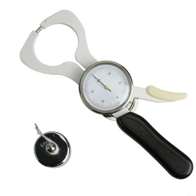 ComfyHarbor Skinfold Body Fat Caliper Measurement Tool With Constant Pressure Design For Accurate Readings And Portable Use By Athletes Trainers And Fitness Enthusiasts Measuring Range 0-60mm