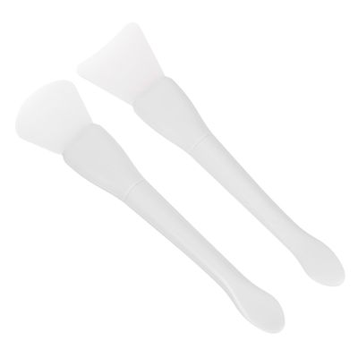 Beavorty 2pcs Mini Spatula Silicone Wax Seal Sticks Tools White Plastic Silicone Cleaner Enhanced Crafting Efficiency Prevents Wax Buildup for On-the-go Crafting