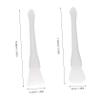 Beavorty 2pcs Mini Spatula Silicone Wax Seal Sticks Tools White Plastic Silicone Cleaner Enhanced Crafting Efficiency Prevents Wax Buildup for On-the-go Crafting view 2