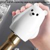 Press Bottle Opener with Cap Catcher | Polar Bear Beer Bottle Opener | Kitchen Accessories for Beverage Opening Outdoor Game Car Sport Boat Fridge Travel Refrigerator Party Camping Bar view 2