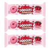 Dodgers Strawberry Jam & Biscuit, Vegan Shortcake Biscuits, Natural Colours and Flavours, 140g, Pack of 3