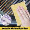 Bkljkf Wire Cloth for Cleaning, Steel Wool Sponge, Reusable Scratch-Free Absorbent Sponges for Restaurant, Kitchen Sink, Tableware, Worktop, Oven view 3
