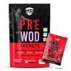 Pre Workout Sachets - 16 Sachets per Pouch | High Caffeine Pre Workout Supplement | PRE WOD Supplement for Crossfit WOD | Made in The UK by WOD Powders (16 Sachets, Rainbow Candy) view 1