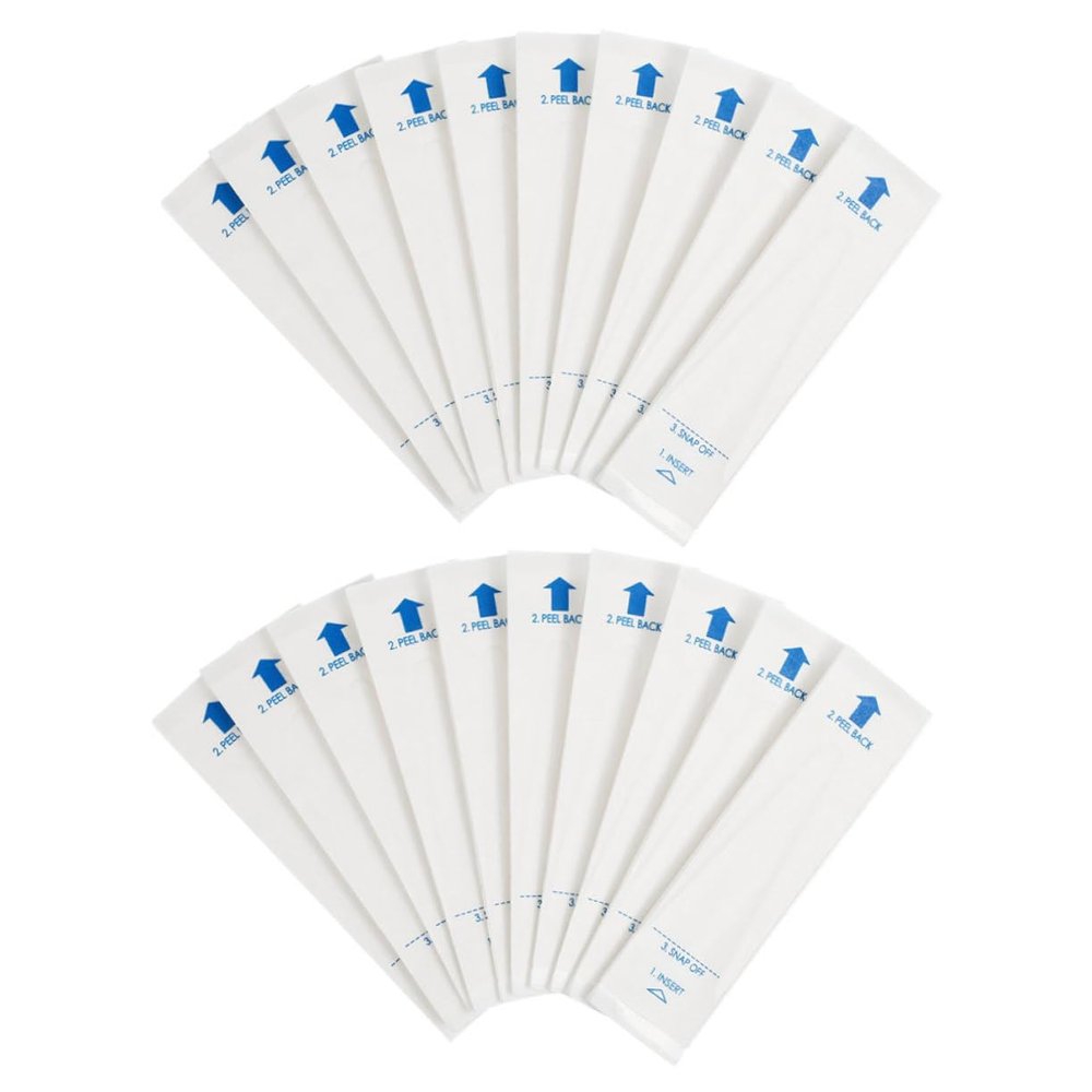 LOLIPPYY Disposable Protective Sleeves Probe Thermometer 150pcs Covers with Safe PE Material Universal Fit Paper for Clinic and Hospital Use
