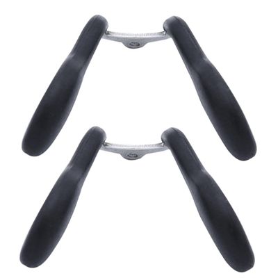 Yardwe Silicone Glasses Nose Pads Reduce Nose Burden with Metal Screw 2pcs Non-slip Design to Prevent Slipping for Flat Optical Frames for Eyeglasses