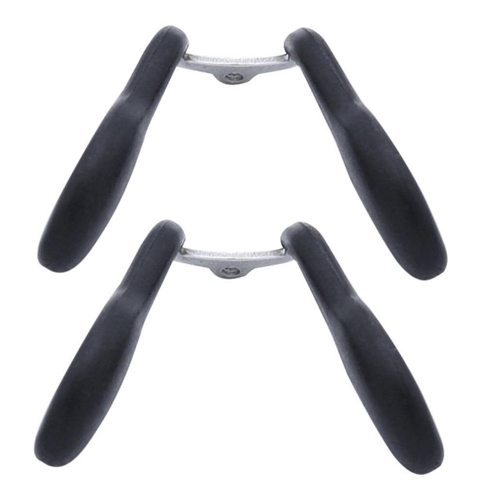 Yardwe Silicone Glasses Nose Pads Reduce Nose Burden with Metal Screw 2pcs Non-slip Design to Prevent Slipping for Flat Optical Frames for Eyeglasses