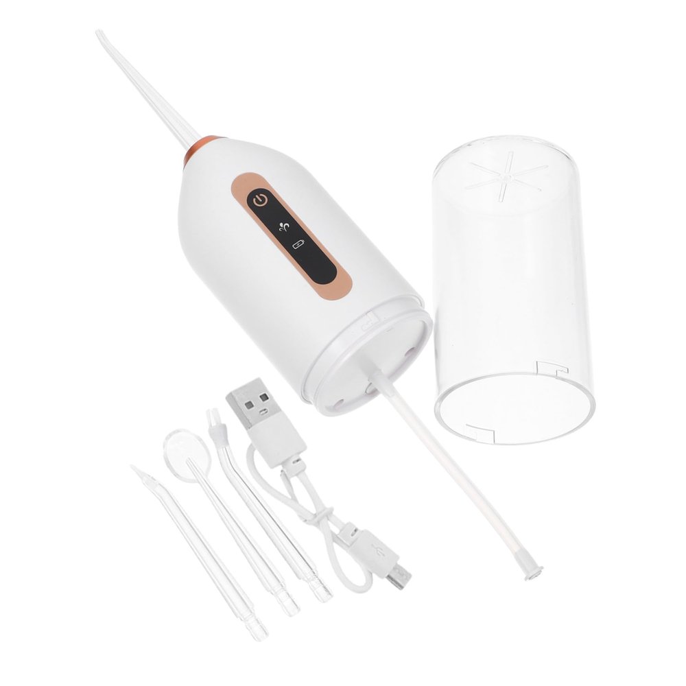 Homoyoyo Portable Water Flosser Electric Oral Irrigator Cordless Mini for Travel Use Water Dental Flosser Teeth Cleaning