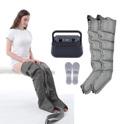 Widppsopt Electric Air Compression Massager Machine 6 Cavity Full Body Waist Arm Leg Relax Instrument, Lipedema Legs Treatment, Calf Massager for Full Body Massage Pressotherapy Lymphatic Dr