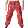 LIUPENGKUUUNWING 100% Natural Latex Gummi 0.4MM Fetishism Cosplay Catsuit Sports Trousers Uniform,Men,XL view 1