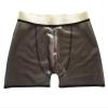 LIUPENGKUUUNWING 100% natural Latex Gummi 0.4MM Fetishism COSPLAY Gray Underwear Shorts Pants,WOMEN,3XL view 1