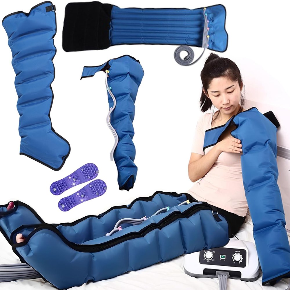Air Compression Recovery System, Leg Massage Boots, Mechanical Host Sequential Compression | Smart Host Zone Massage Optional, for Circulation Improvement and Fast Recovery