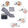 6 Cavity Electric Air Compression Massager Machine,Lymphatic Drainage Air Compression Leg Massager,Full Body Waist Arm Leg Relax Instrument,Pressotherapy Lymphatic Drainage (Grey, 2legs+WAIS view 3