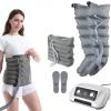 6 Cavity Electric Air Compression Boots Recovery System, Lymphatic Drainage Leg Massager, Sequential Compression for Circulation Arm Leg Waist Wraps Foot Ankles Calf Massage Machine Pain Rel view 1