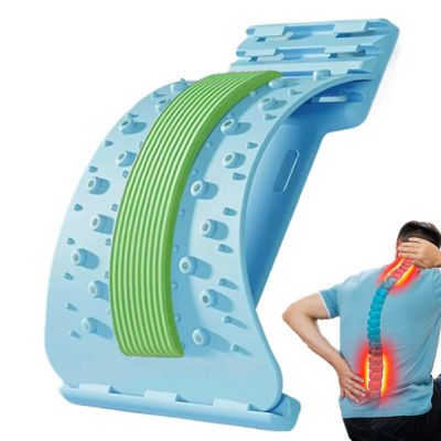 Back Stretcher 3-Level Adjustable Lumbar Traction Back Stretcher for Pain Relief Backstretcher Postures Massager Support Equipment for Muskellsung Training Krpererholung bung
