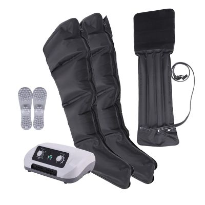 4/6 Cavity Electric Air Compression Massager Machine, Lymphatic Drainage Massager, Full Body Waist Arm Leg Relax Instrument, Timed and Adjustable Pressure