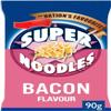 Instant Super Noodles Variety Pack - 8 x 90g, 2 Beef, 2 Chicken, 2 Curry, 2 Bacon - Quick & Tasty Noodle Selection for Meals on the Go view 4
