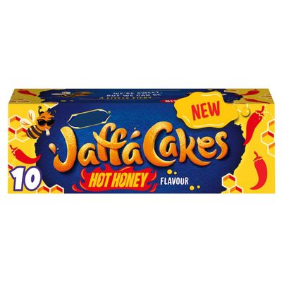 Cakes Hot Honey Flavour, 10 Dark Chocolate Covered Sponge Cakes, Vegetarian