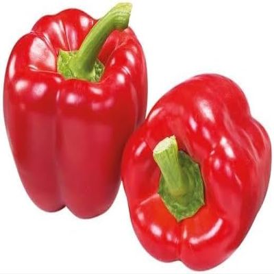 Swathi Fresh Red Paprica Crisp, Vibrant, and Naturally Sweet Bell Peppers Farm Fresh Capsicum 500g