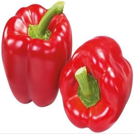 Swathi Fresh Red Paprica Crisp, Vibrant, and Naturally Sweet Bell Peppers Farm Fresh Capsicum 500g
