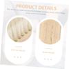 FONDOTIN Jacket Brush Nylon Bristles for Clothes and Shoes Wooden Handle Scrub Brush for Spotting and Cleaning view 2
