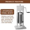 Stainless Steel Churro Maker Machine with 5L Tank, Includes 4 Nozzles, Perfect for Commercial Kitchens and Home Baking view 3