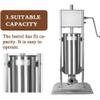 Stainless Steel Churro Maker Machine with 5L Tank, Includes 4 Nozzles, Perfect for Commercial Kitchens and Home Baking view 4