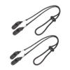 CORHAD 2Pcs Adjustable Windproof Hat Strap Clips Nylon Straps with Plastic Clips for Outdoor Sports Hiking Camping Boating Fishing view 1