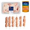 Halal Chicken 3 Joint 1kg and Shish 1kg with Rajah Seasoning 100g Fresh Halal Grilling Pack Tender Chicken Pieces and Skewers for BBQ and Home Cooking view 1