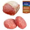 Beef Topside & Beef Burger 1kg with Rajah Seasoning | Halal Premium Combo for BBQ, Grilling & Everyday Cooking | Juicy, Tender & Flavor-Rich Pack view 1