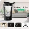 Duanthry Automatic Mixing Electric Protein Shaker Cup 15 Ounces Free USB Rechargeable Protein Shake Blender Water Cup view 3