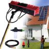 14.1m Window Cleaning Pole Kit Conservatory Roof & Solar Panel Cleaner with Soap Dispenser 20m Water Hose Lightweight Aluminium 55cm Brush for Effortless Cleaning view 1