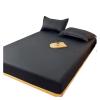 Mattress Protector Waterproof Mattress Cover Bed Fitted Sheet Throw Bedspread Protector Pads Single/Double/King/Queen Full Size(Black,152x203x46cm) view 1