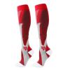 compression socks 2 Pairs Compression Socks 20-30mmhg High Stockings Men Women Sports For Marathon Cycling Football Varicose Veins(YSZ02-RD,S-M) view 1