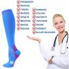 compression socks 2 Pairs Compression Socks 20-30mmhg High Stockings Men Women Sports For Marathon Cycling Football Varicose Veins(YSZ02-GN,2XL) view 4