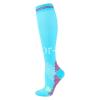 compression socks 2 Pairs Compression Socks 20-30mmhg High Stockings Men Women Sports For Marathon Cycling Football Varicose Veins(YS001-156-SBU,2XL) view 1