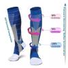 compression socks 2 Pairs Compression Socks 20-30mmhg High Stockings Men Women Sports For Marathon Cycling Football Varicose Veins(YS001-156-PK,L-XL) view 3