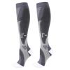 compression socks 2 Pairs Compression Socks 20-30mmhg High Stockings Men Women Sports For Marathon Cycling Football Varicose Veins(YSZ02-LGY,L-XL) view 1