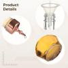 3-Piece Cocktail Bitters Bottles Set, 50 Ml Glass Bottles With Funnels & Caps For Precision Mixing view 4