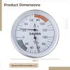 Dual-Function Sauna Thermometer And Hygrometer, 2-Piece Set For Temperature And Humidity Control In Sauna Rooms, Indoor Climate Monitoring view 4
