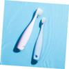 ZUNOXAZ 2pcs Boy Girl Toothbrush Soft-bristled for Boy Girl Teeth Brush Tongue Cleaner for Training Months to Year Old view 4