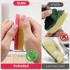 20 Packs Dish Wand Sponge Refills for Scrub Daddy Dish Daddy, Scrub Brush Replacement Heads, Dish Brush Replacement Head for Kitchen Cleaning, Pink (Only Sponge Heads) view 3